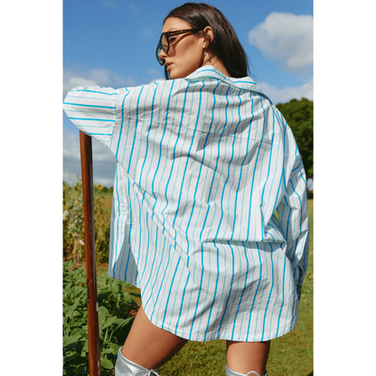 Sabbi The Don Julio Shirt You Are Enough - Green Stripe