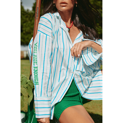 Sabbi The Don Julio Shirt You Are Enough - Green Stripe