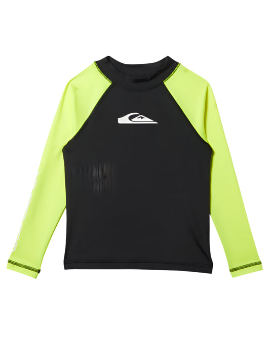 Quiksilver Everyday 2-7 UPF50 Long Sleeve Kids Rash Vest