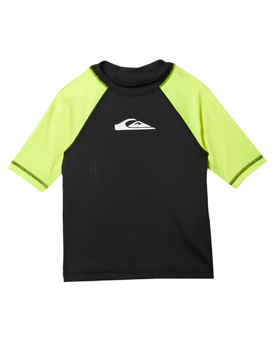 Quiksilver Everyday 2-7 UPF50 Short Sleeve Kids Rash Vest