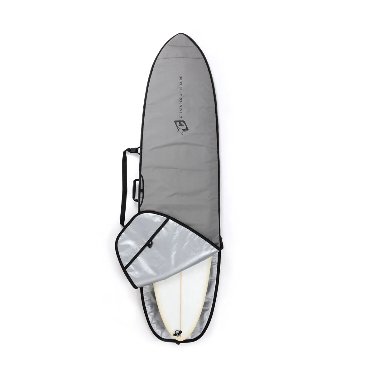 Creatures Of Leisure Fish Icon Cover - Silver Black