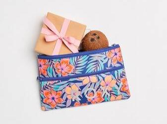 Roxy White Shoulder Pencil Case
