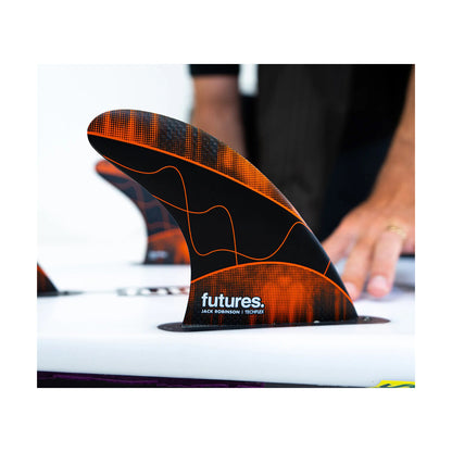 Future Fins Jack Robinson Signature Techflex Large - Orange