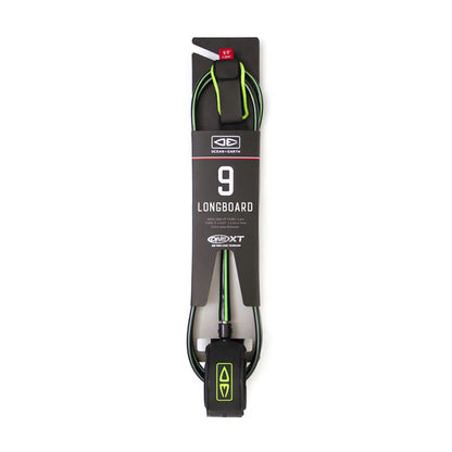 Ocean & Earth Premium One XT 9ft Longboard Legrope - Black/Lime