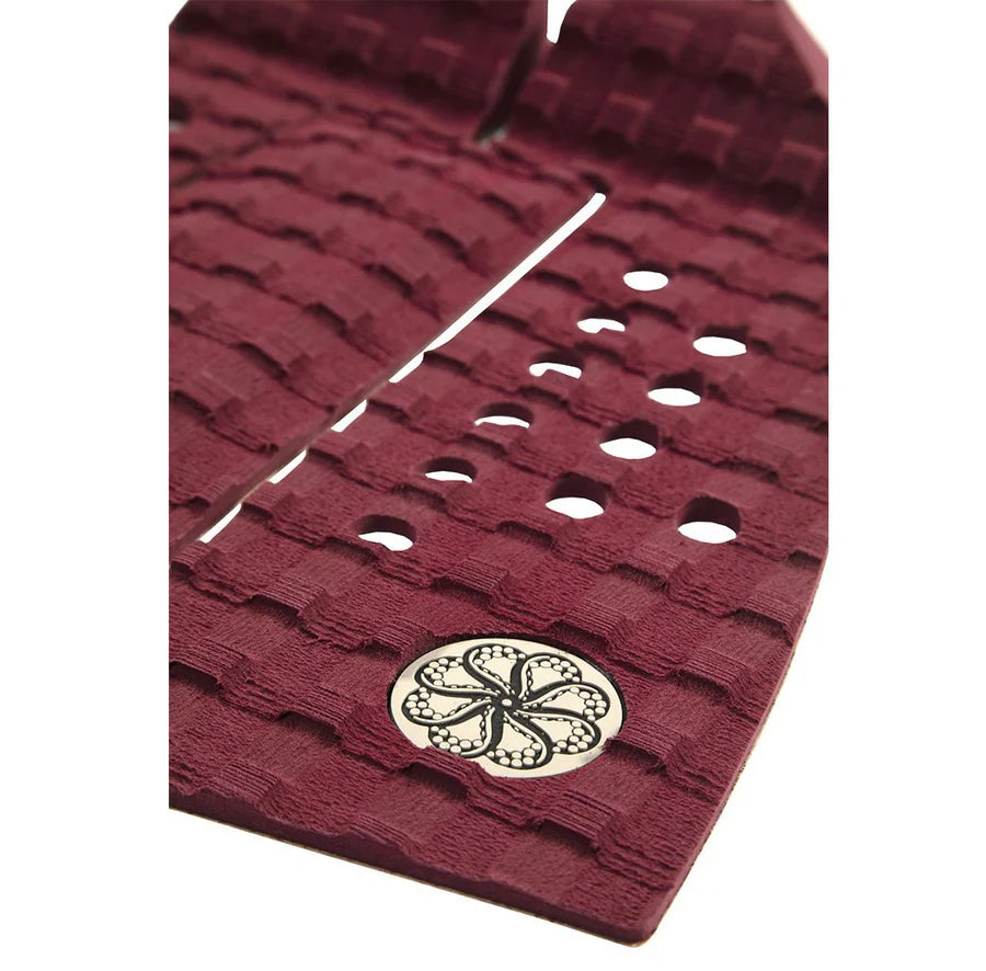 Octopus Scramble II Tail Pad  - Burgundy- Overboard Surf