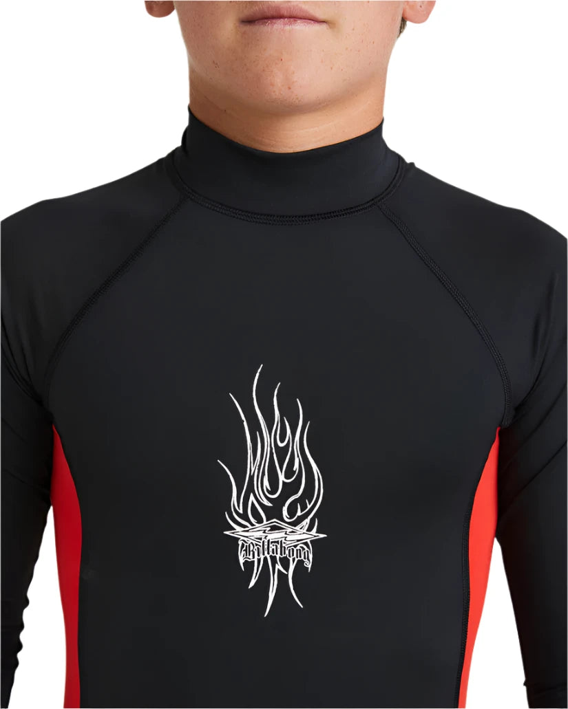 Billabong Jimmy Contrast Long Sleeve Boys Rash Vest