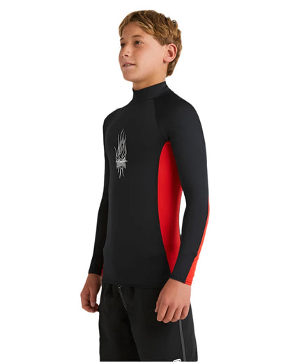 Billabong Jimmy Contrast Long Sleeve Boys Rash Vest