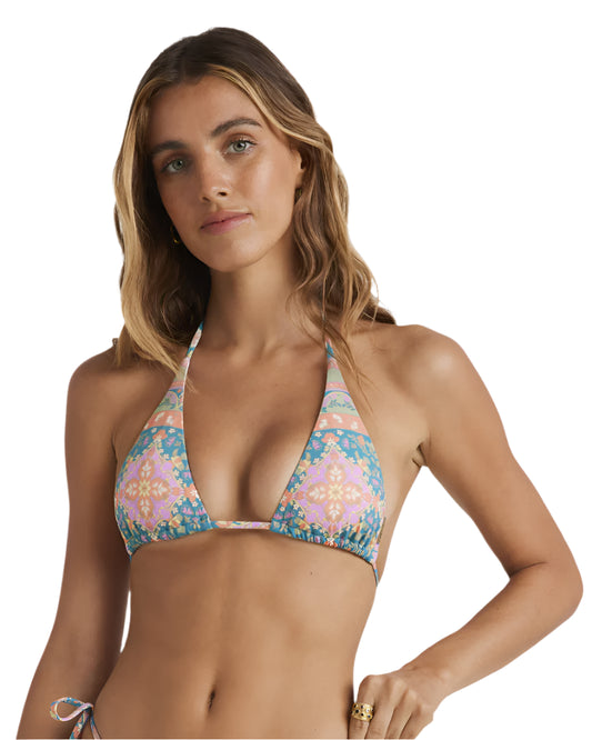 Billabong Sunrise Coast Multi Tri Womens Bikini Top